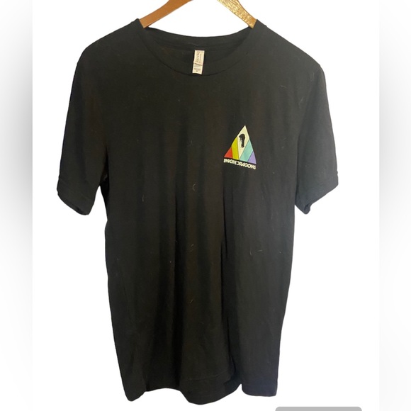Imagine dragons graphic print band black crew neck short sleeve unisex medium - Picture 1 of 5